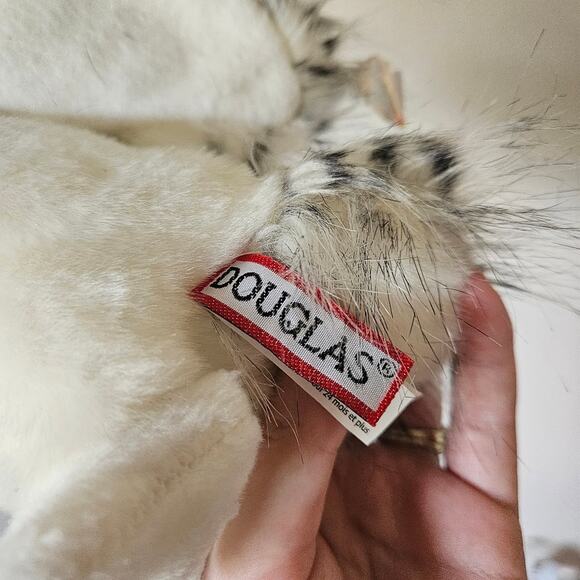 Douglas The Cuddle Toy Spotted Snow Owl Stuffed Animal Plush 11" - Picture 4 of 6